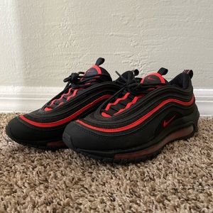 nike airmax 97s “black chile red”